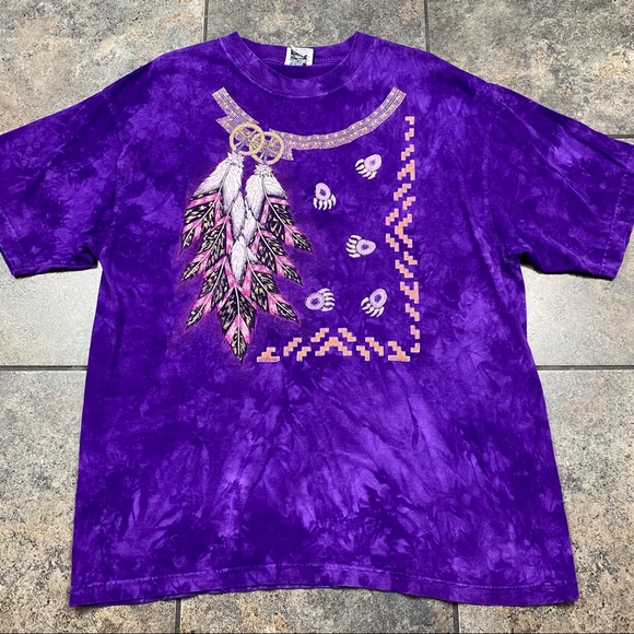 VTG 90’s Ragtops Native American T-Shirt Size XL - Picture 1 of 4